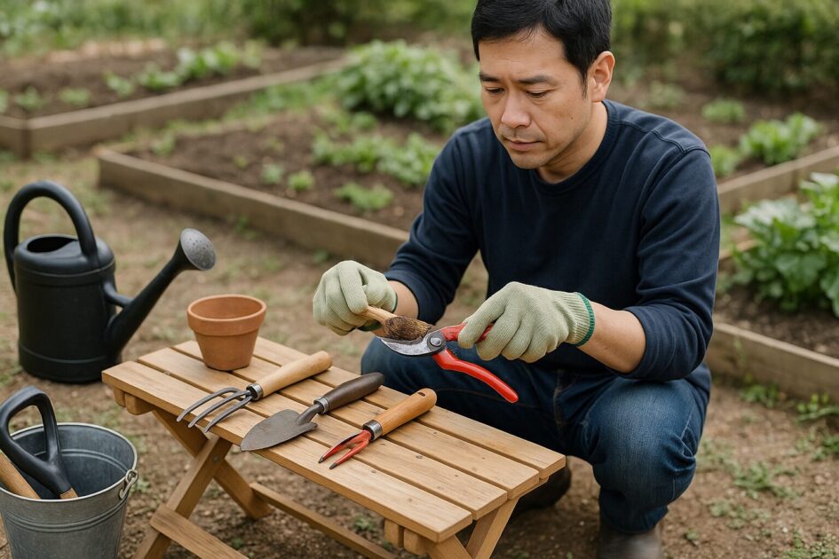 家庭菜園の道具を長持ちさせる使い方・手入れ