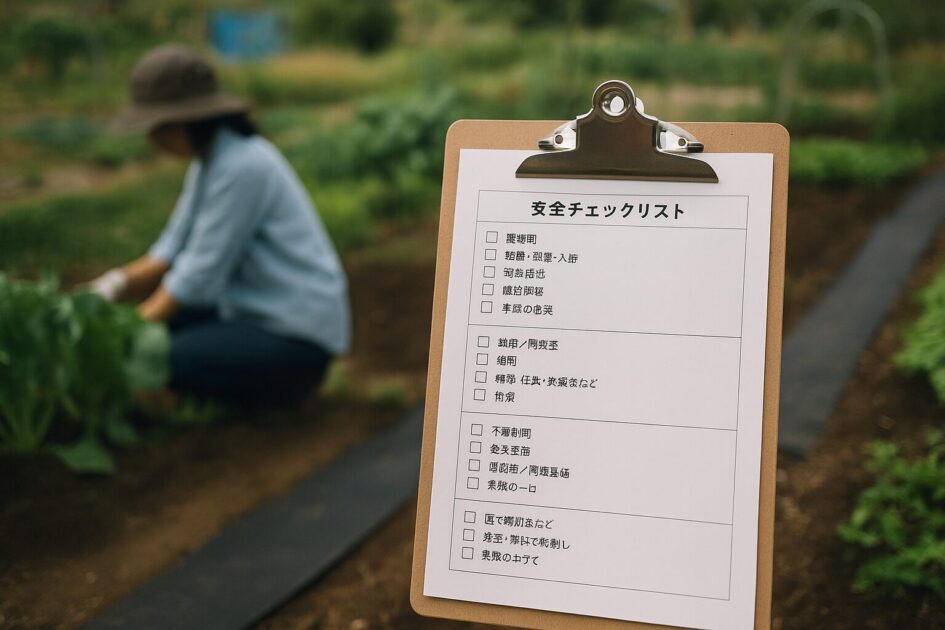 貸し農園安全チェックリスト（印刷用まとめ）