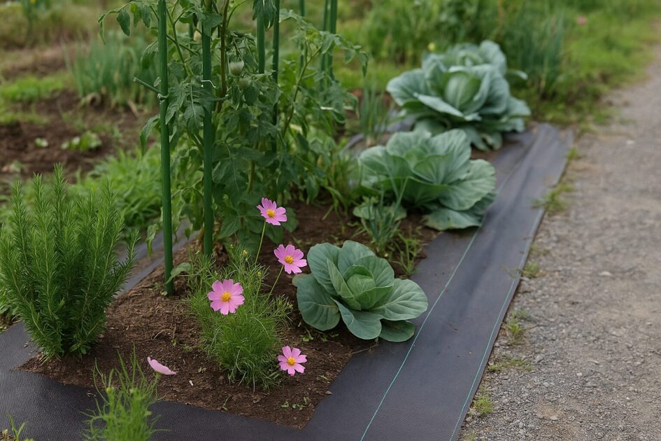 貸し農園初心者向けおすすめ混植レイアウト｜畝端・通路・支柱まわり