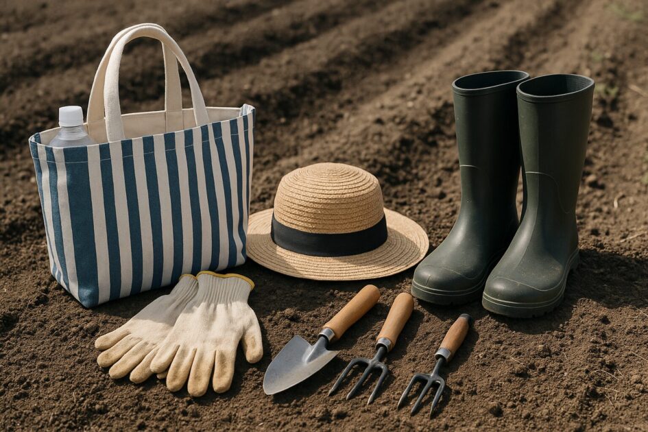 まずおさえたい貸し農園の必需品リスト