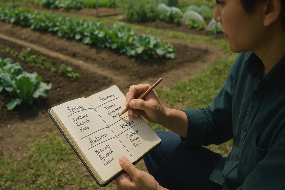 貸し農園初心者何育てる｜春夏秋冬の計画を先に決めて「失敗しづらい1年」にする