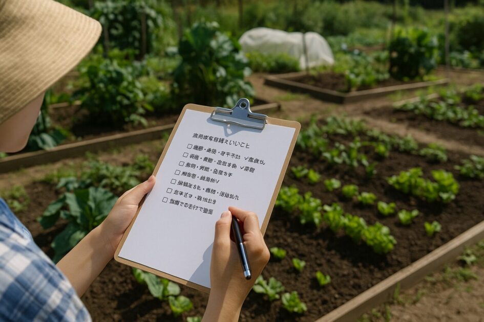 貸し農園で失敗を回避する初心者のやらないことリスト（現場で1枚）
