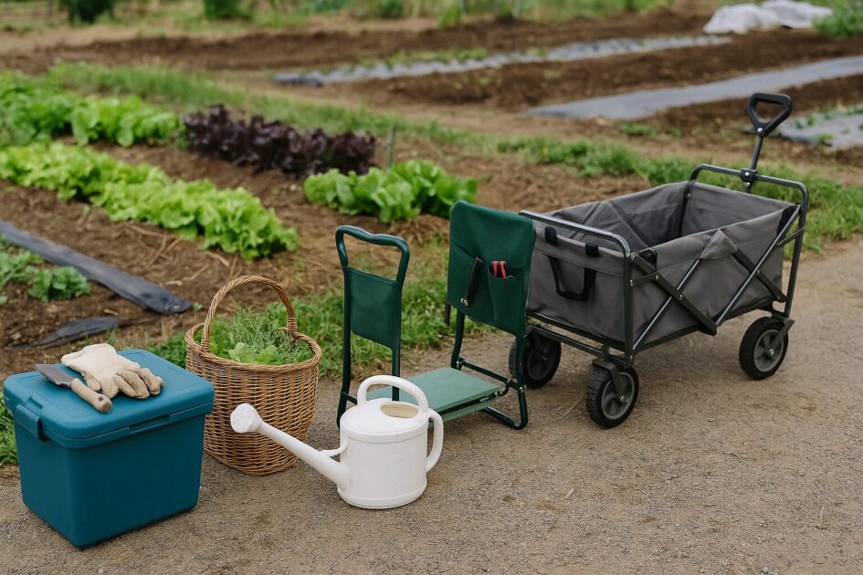 貸し農園であると便利なアイテムと参考サービス