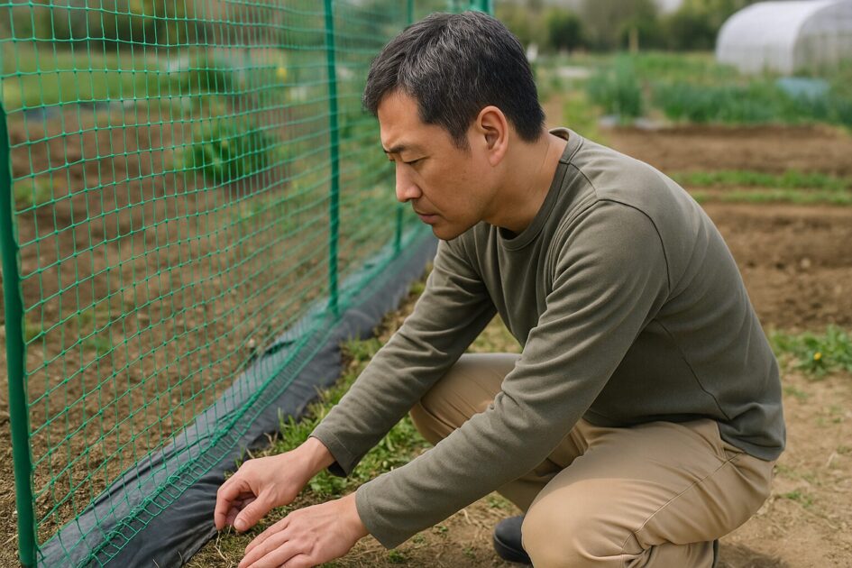 貸し農園防獣小動物対策の基本｜足元と隙間をチェックする