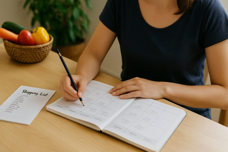 買い物リストと連携させたメニュー計画の立て方