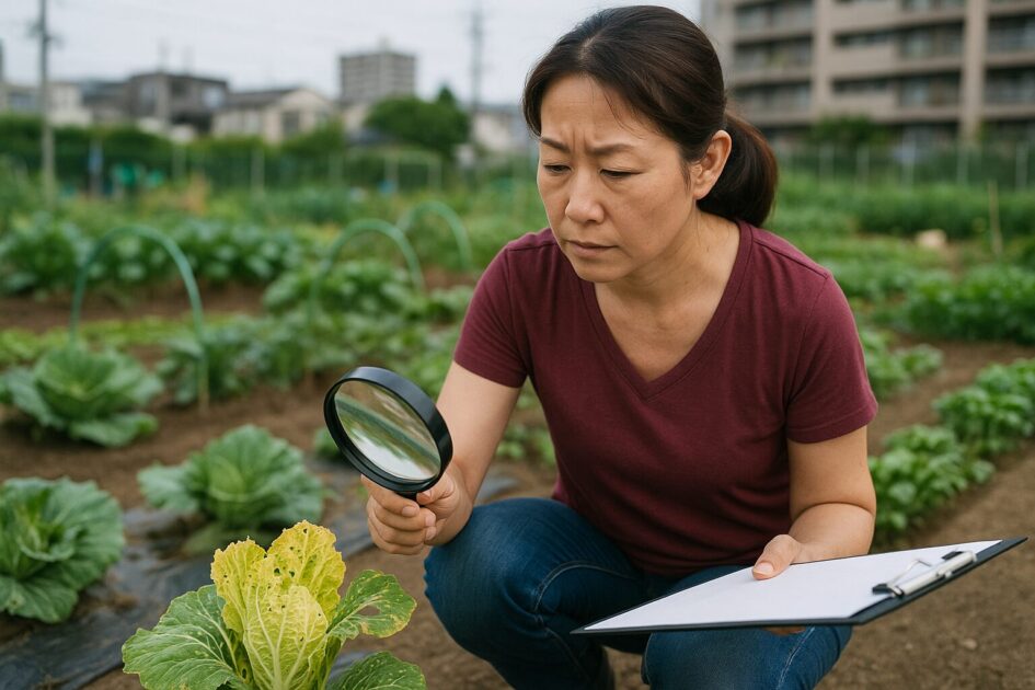 貸し農園初心者は「病害虫原因当て」より初動対応を覚える