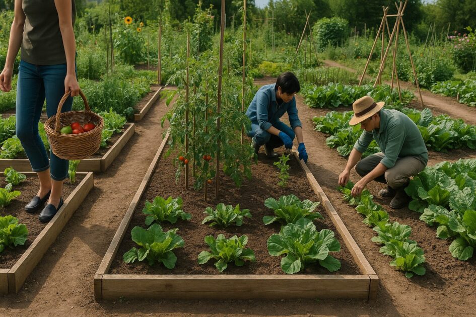 貸し農園郊外と都市部｜区画サイズ別の実感レンジ（10／20／30㎡）
