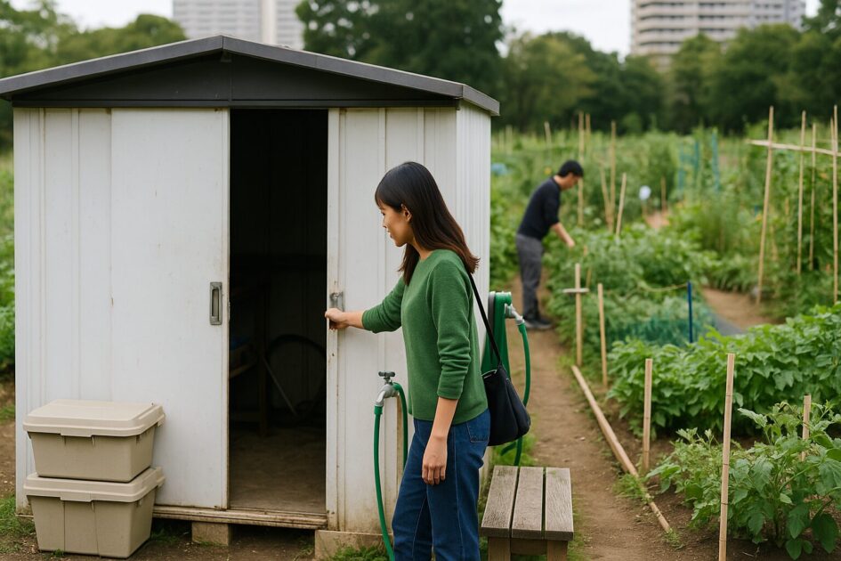 シェア畑光が丘の設備とサービス内容｜手ぶらで通える理由