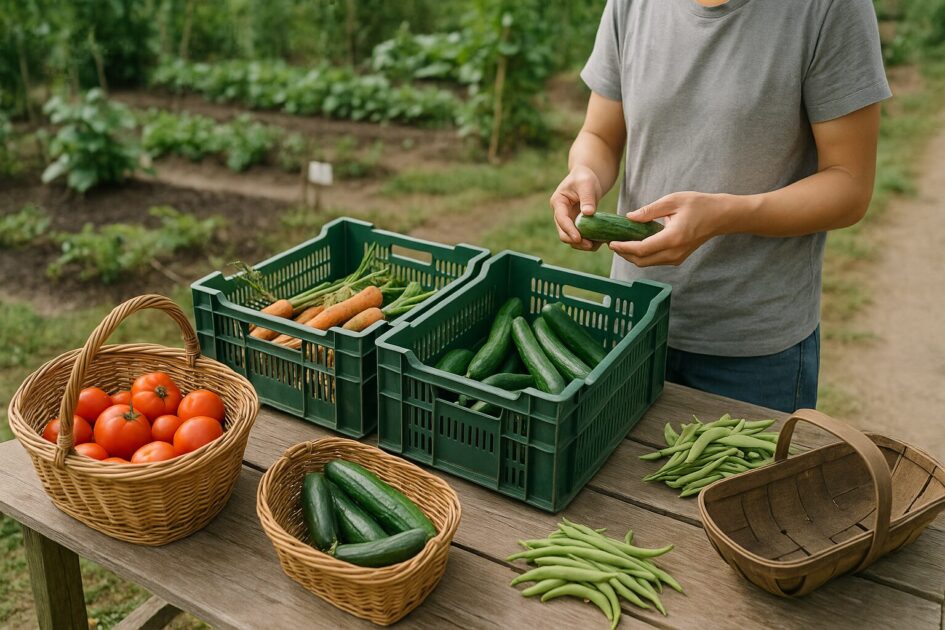 家庭菜園の「収穫後下処理」とは？畑からキッチンまでの全体像