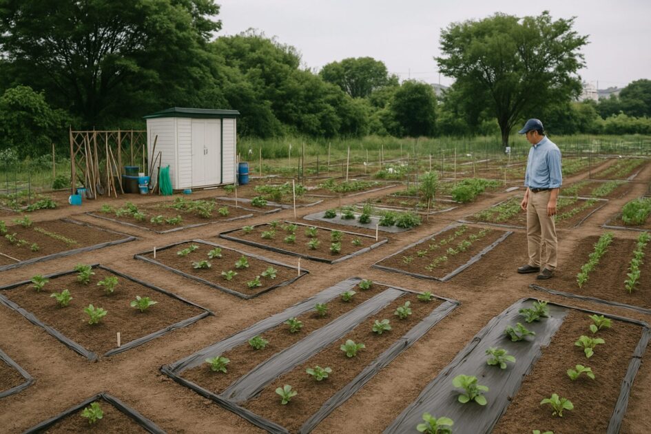 シェア畑 中央林間の料金と区画サイズ
