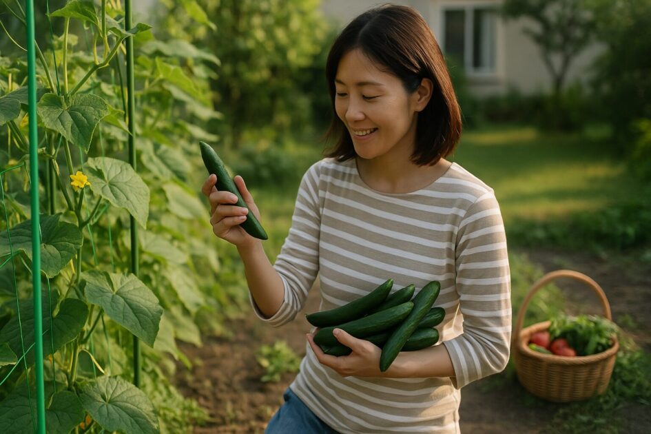 きゅうりの「大量消費」を楽しめると家庭菜園が続けやすくなる
