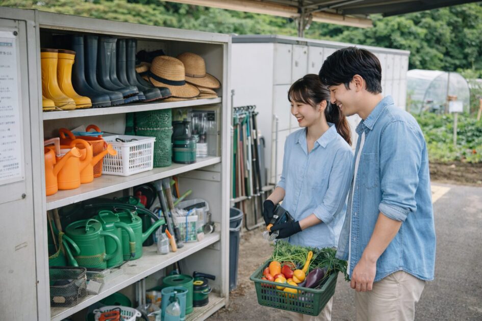 シェア畑本鵠沼の設備とサービス内容｜手ぶらで通える理由