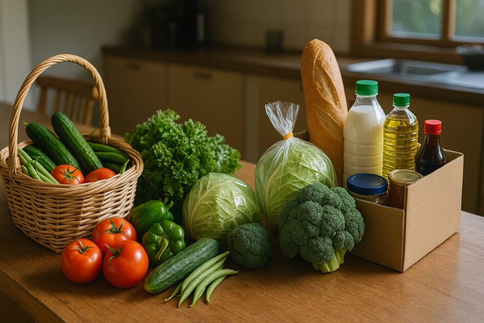 貸し農園野菜とスーパー・食材宅配の上手な組み合わせ方