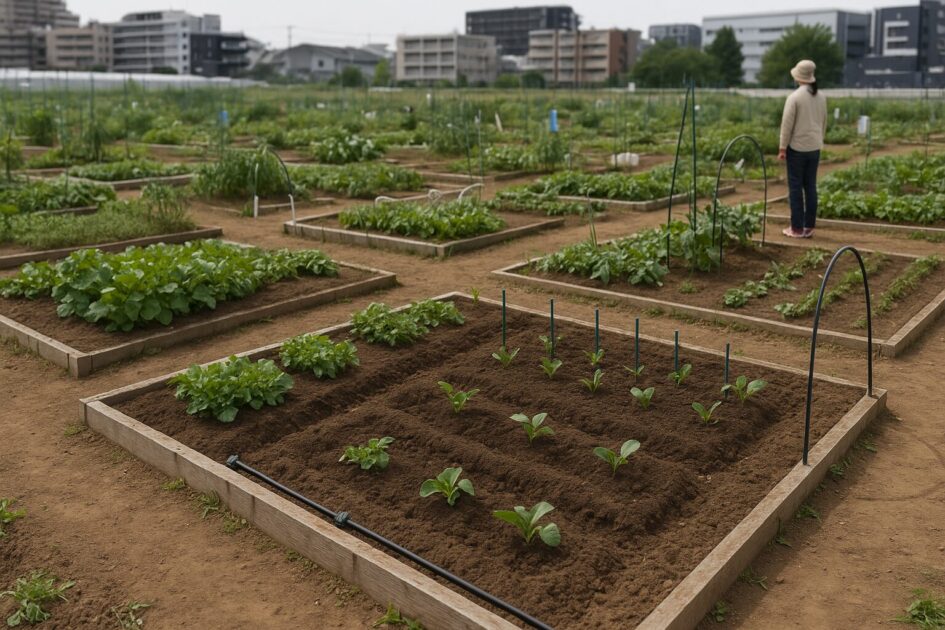 シェア畑 センター北の料金と区画サイズ