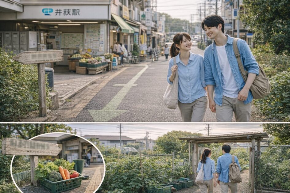 シェア畑杉並井草のアクセスと通いやすさ｜「続く人」の動線の作り方