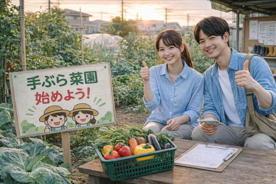 シェア畑本鵠沼で「手ぶら菜園」を始めたい人へ