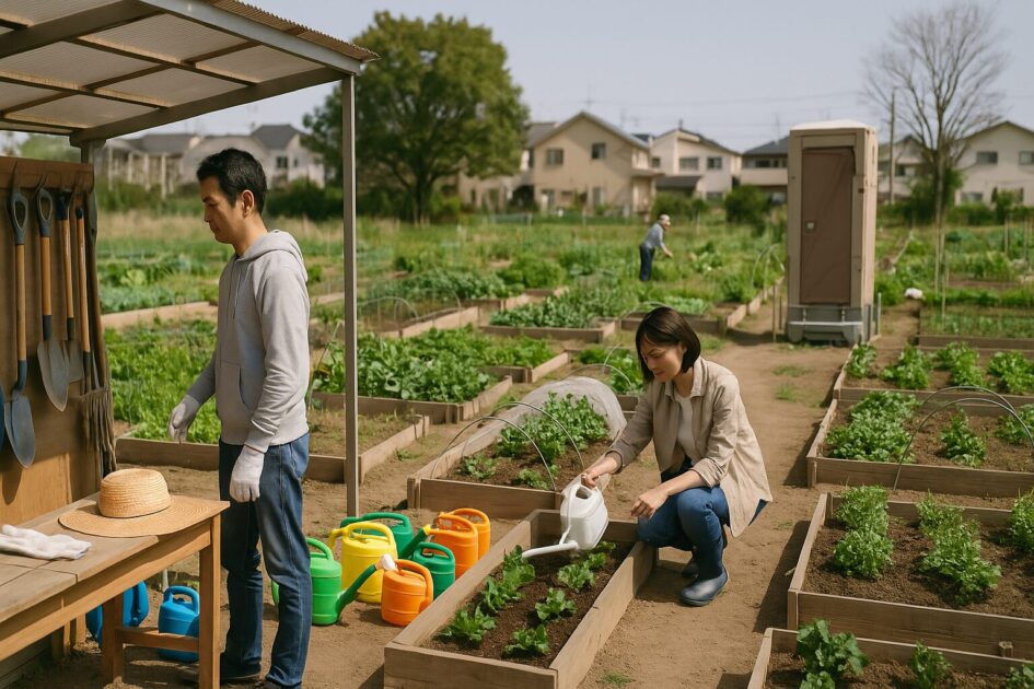 シェア畑八尾久宝寺の設備とサービス内容｜手ぶらで通える理由