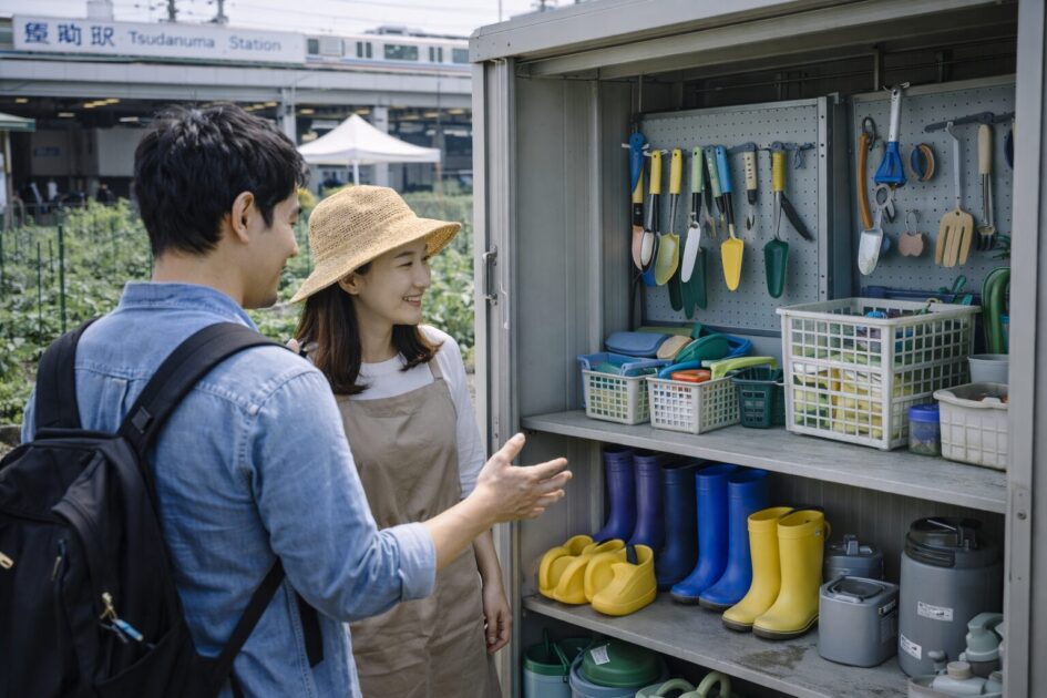 シェア畑津田沼の設備とサービス内容|手ぶらで通える理由