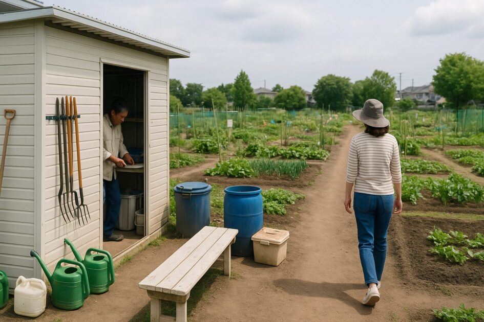 シェア畑八王子みなみ野の設備とサポート内容｜手ぶらで通える理由