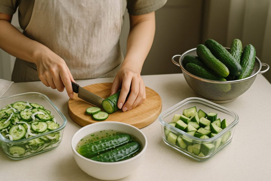 大量消費の基本は「漬物・サラダ・作り置き」の3パターン