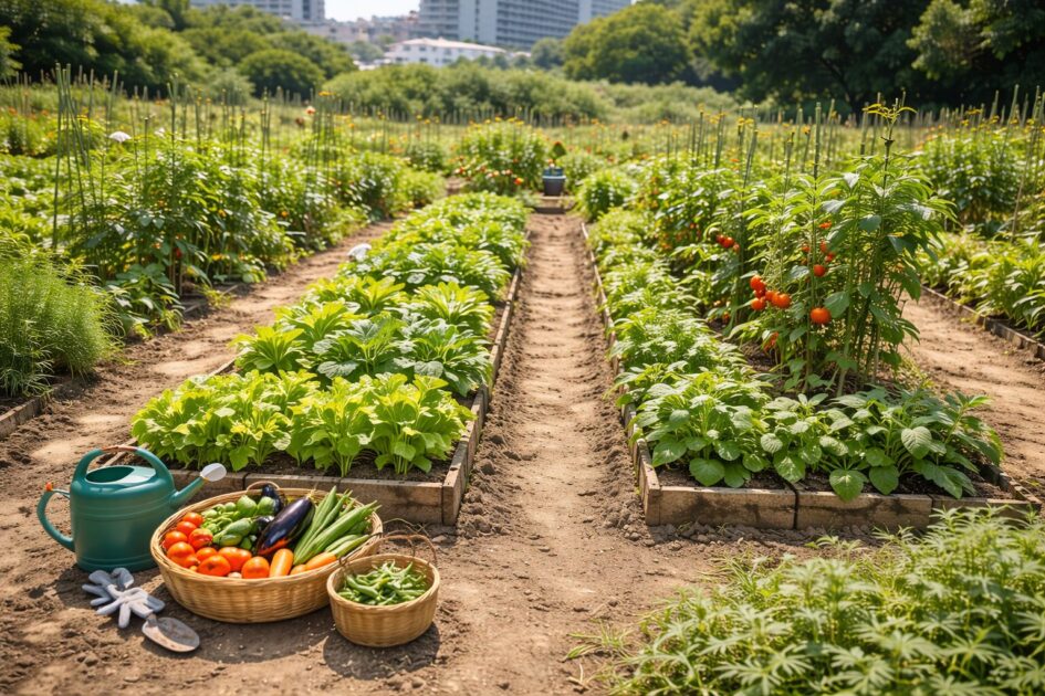 シェア畑横浜鶴見の料金と区画サイズ｜「2ウネ」でどれくらい育つ？