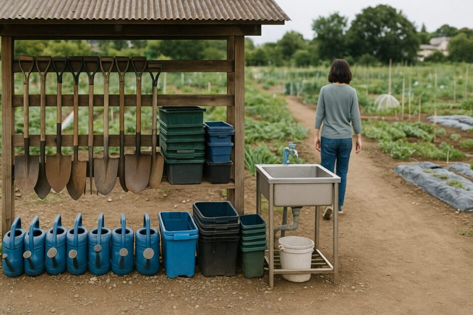 シェア畑市川本八幡の設備とサービス内容｜手ぶらで通える理由