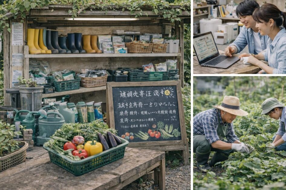 シェア畑東武練馬の設備とサービス内容｜手ぶらで通える理由