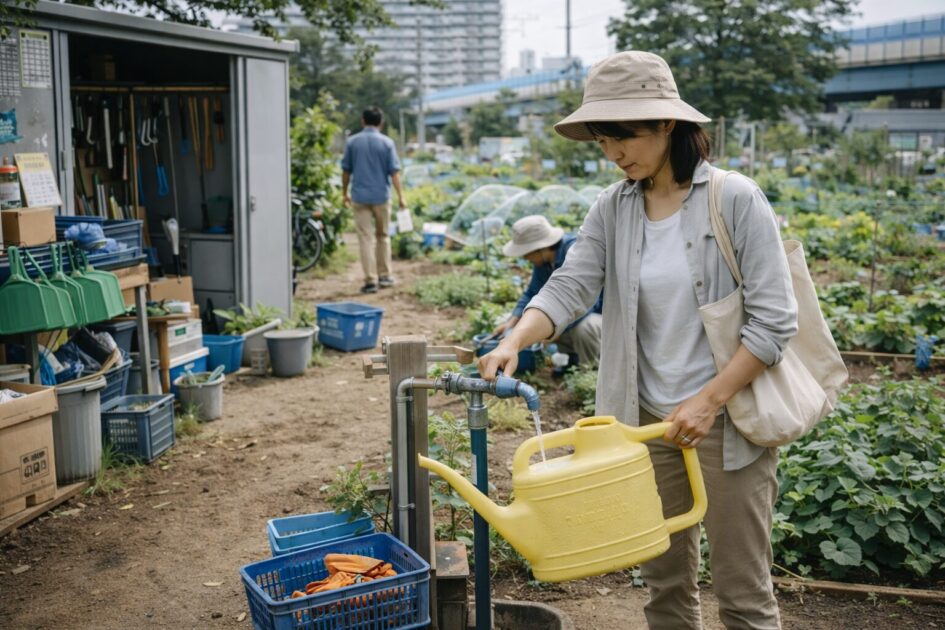 シェア畑の設備とサポート｜手ぶらで続く理由
