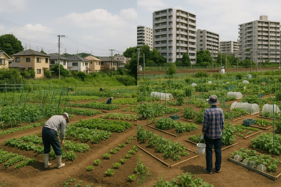 港北区の市民農園・体験農園とシェア畑妙蓮寺の比較