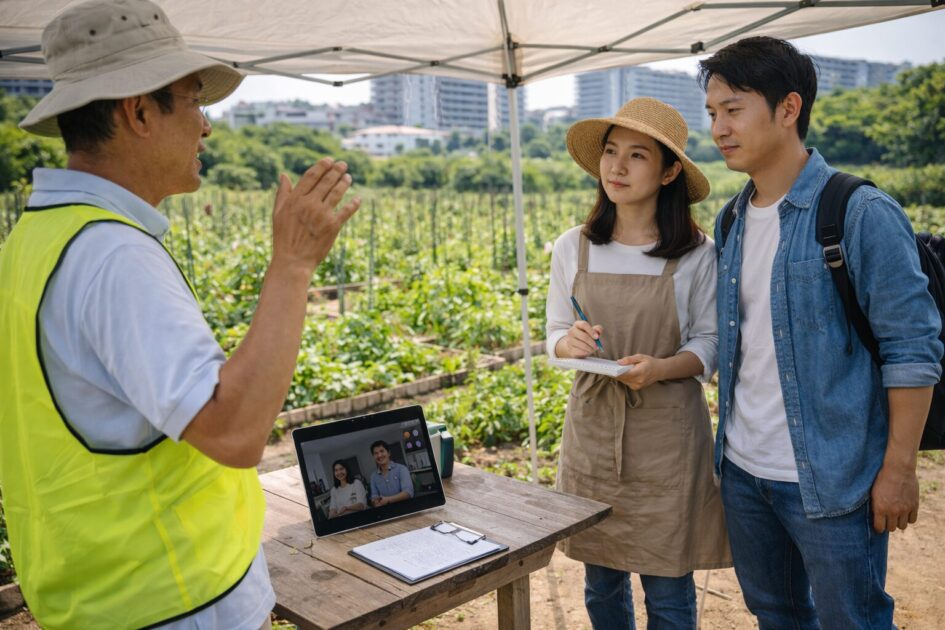 シェア畑見学やオンライン説明会で確認しておきたいポイント｜「続くかどうか」を当日で見抜く