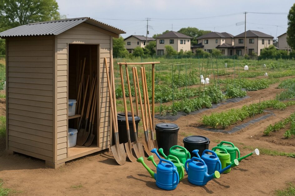 シェア畑千葉検見川の設備とサービス内容｜手ぶらで通える理由