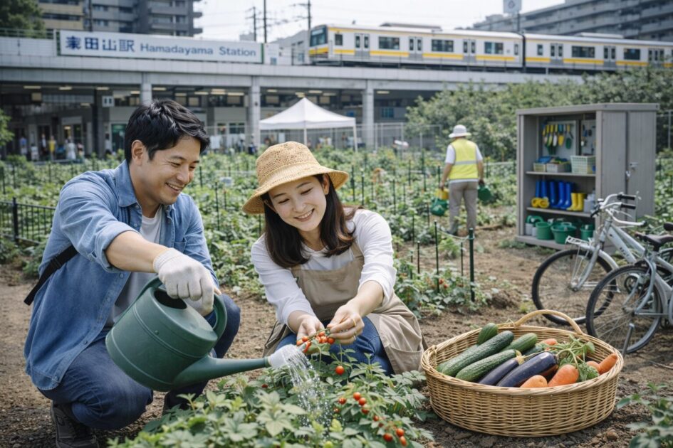 シェア畑浜田山ってどんな畑？｜雰囲気と特徴