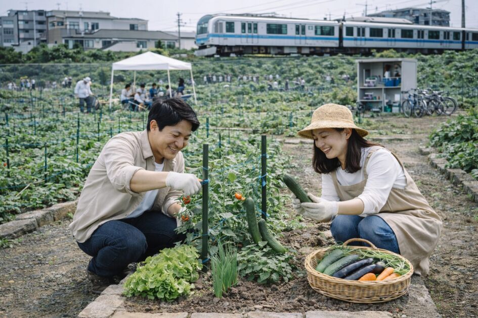 シェア畑狛江の料金と区画サイズ｜「2ウネ」でどれくらい育つ？