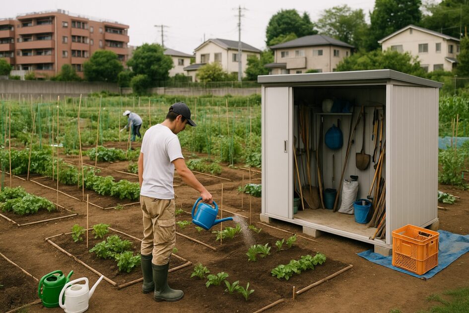 シェア畑宮前平の設備とサービス内容｜手ぶらで通える理由