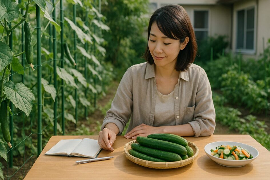 家庭菜園×献立計画で「きゅうりの渋滞」を防ぐ