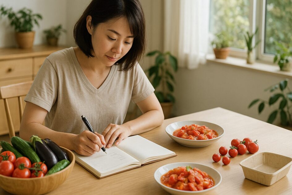 家庭菜園トマト×献立計画で「トマト渋滞」を防ぐ