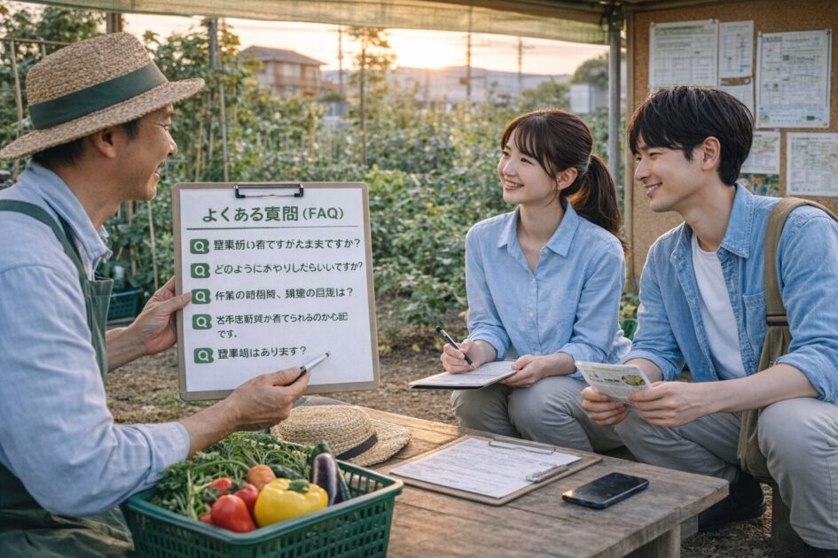 シェア畑本鵠沼に関するよくある質問（FAQ）