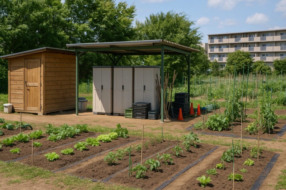 シェア畑南柏の設備とサービス内容｜手ぶらで通える理由