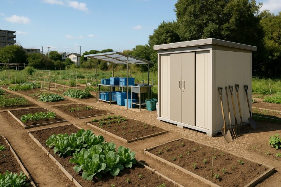 シェア畑吉祥寺北の設備とサービス内容｜手ぶらで通える理由