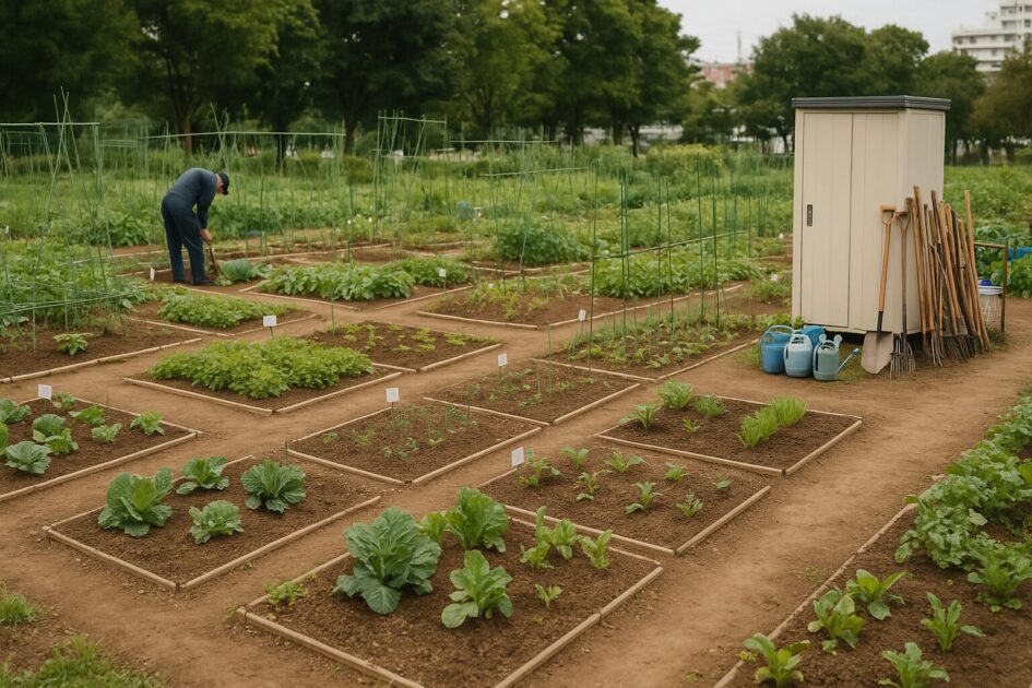 シェア畑八尾久宝寺の料金と区画サイズ