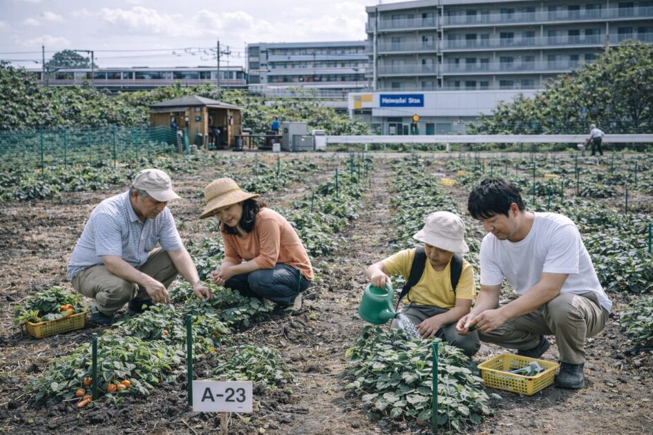 シェア畑練馬平和台の料金と区画サイズ｜「2ウネ」でどれくらい育つ？