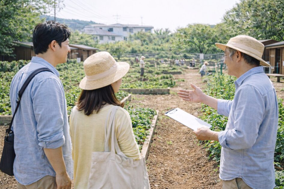 シェア畑高津は「片道×区画×見学」で決める