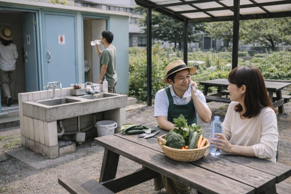 設備とサポート｜トイレ・水場・休憩所があると何がラク？