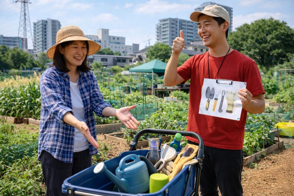 シェア畑目黒本町で手ぶら菜園を続けるコツ
