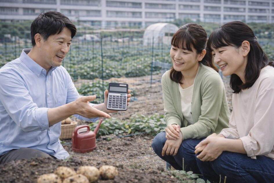 シェア畑の料金体系|月額・入会金・1年目総額の考え方