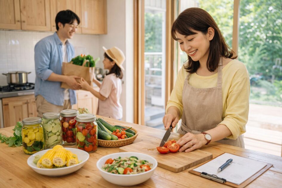 収穫が増える時期の「食べ切り」設計｜保存・おすそ分け・簡単レシピ