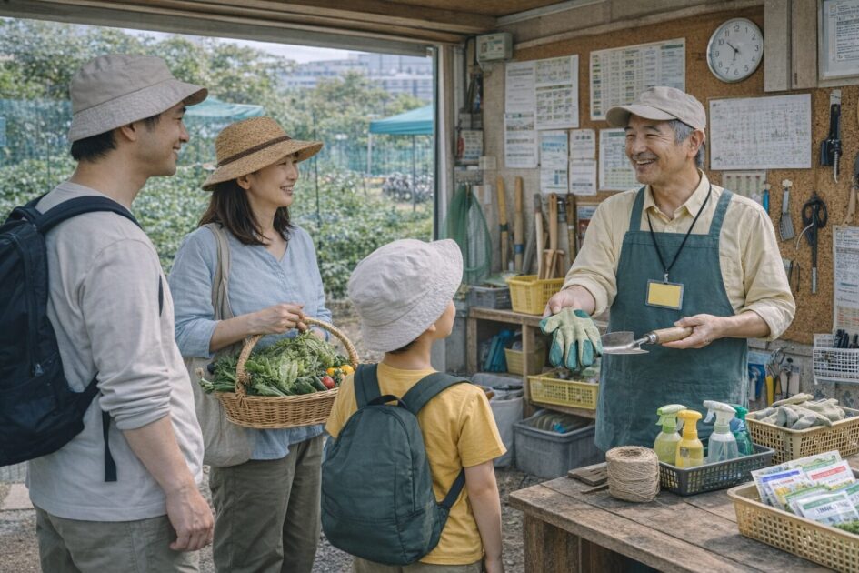 シェア畑等々力の設備とサービス内容|手ぶらで通える理由