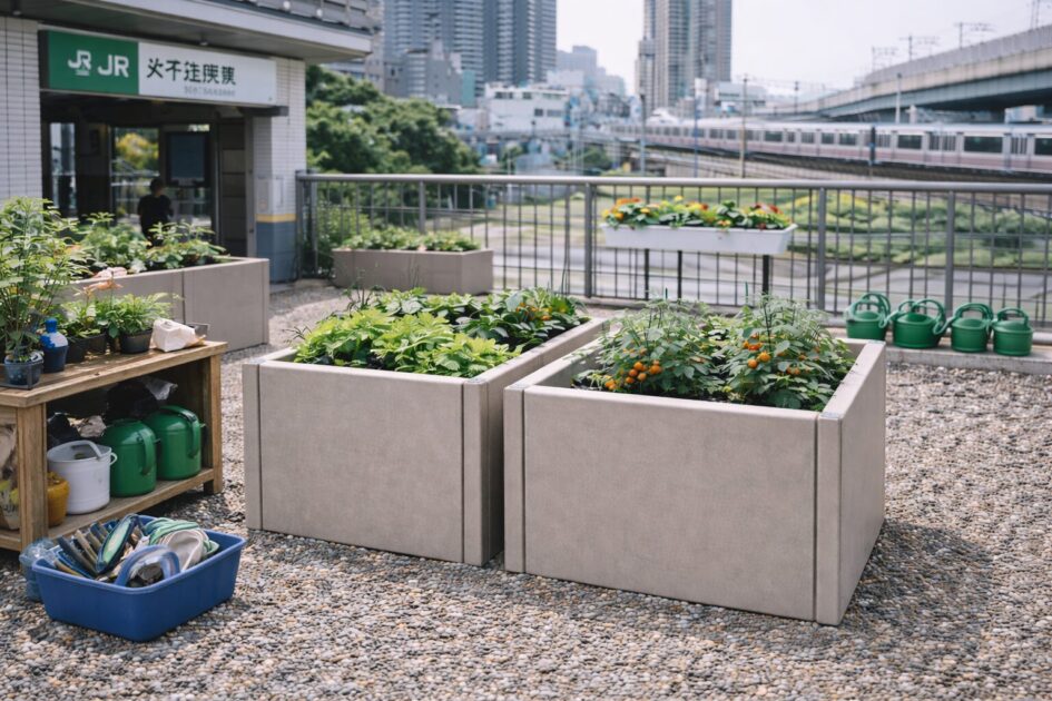 シェア畑garden北千住ってどんな畑？｜雰囲気と「コンテナ菜園」の特徴