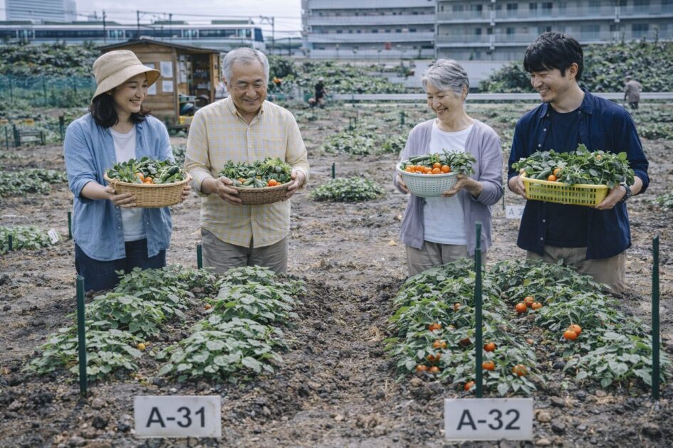 シェア畑茨木の料金と区画サイズ｜「2ウネ」でどれくらい育つ？