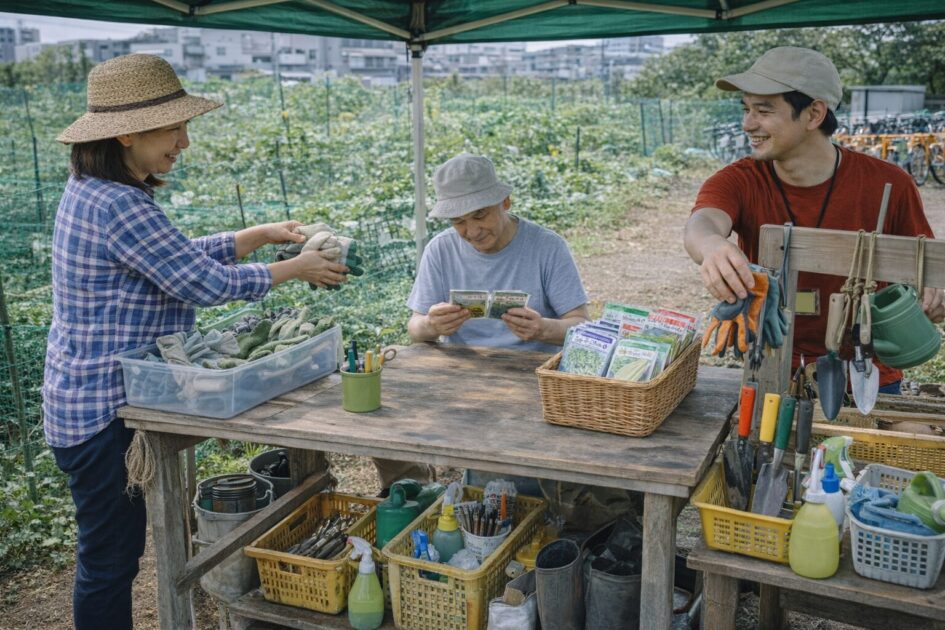 シェア畑竹ノ塚の設備とサービス内容｜手ぶらで通える理由